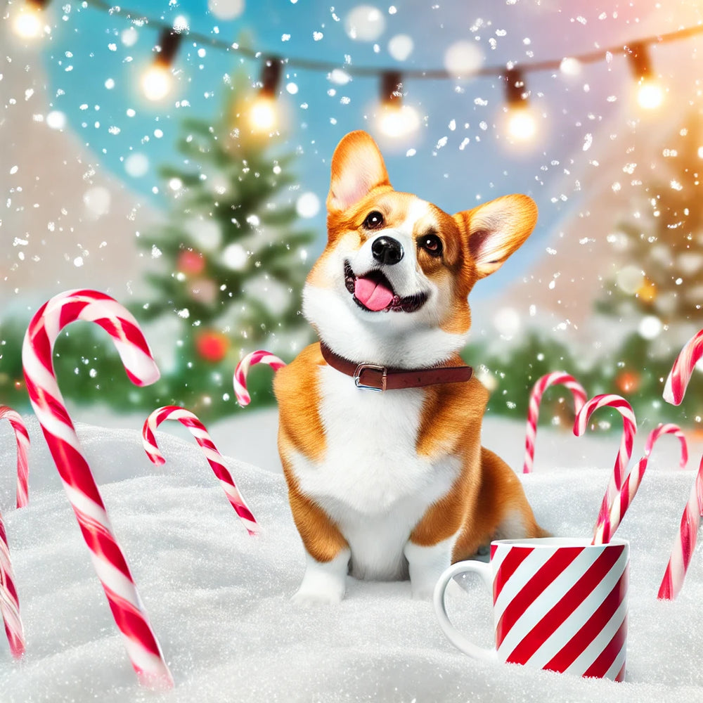 Candy Cane Corgi